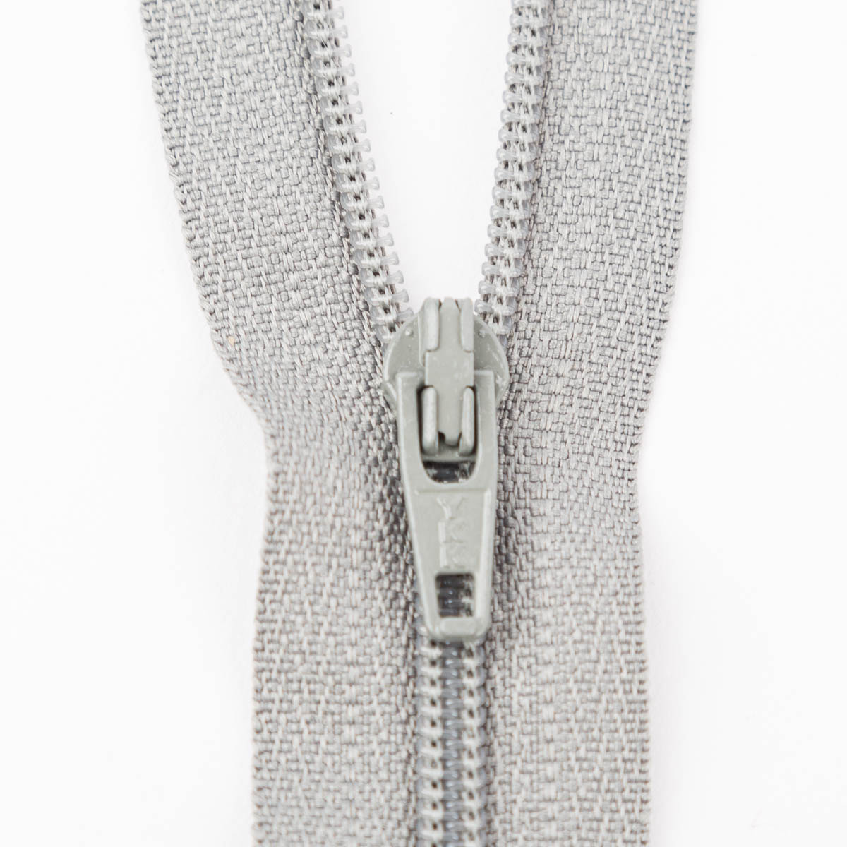 SCHÖNER LEBEN. YKK Reißverschluss nicht teilbar Kunststoffspirale 20cm grau