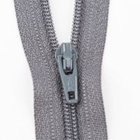 SCHÖNER LEBEN. YKK Reißverschluss nicht teilbar Kunststoffspirale 20cm schiefergrau