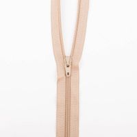 SCHÖNER LEBEN. YKK Reißverschluss nicht teilbar Kunststoffspirale 40cm beige
