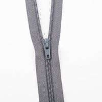 SCHÖNER LEBEN. YKK Reißverschluss nicht teilbar Kunststoffspirale 40cm schiefergrau