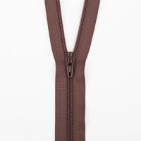SCHÖNER LEBEN. YKK Reißverschluss nicht teilbar Kunststoffspirale 50cm palisander