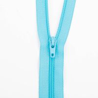 SCHÖNER LEBEN. YKK Reißverschluss nicht teilbar Kunststoffspirale 50cm wasserblau