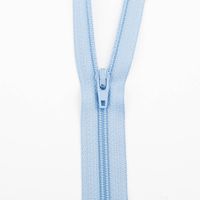 SCHÖNER LEBEN. YKK Reißverschluss nicht teilbar Kunststoffspirale 50cm pastellblau
