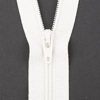 SCHÖNER LEBEN. YKK Reißverschluss nicht teilbar Kunststoffspirale 60cm rohweiß