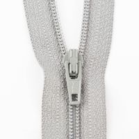SCHÖNER LEBEN. YKK Reißverschluss nicht teilbar Kunststoffspirale 60cm grau