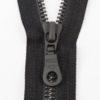SCHÖNER LEBEN. YKK Reißverschluss Teilbar Metaluxe Vislon 30cm schwarz