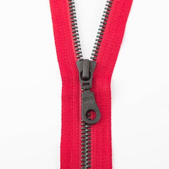 SCHÖNER LEBEN. YKK Reißverschluss Teilbar Metaluxe Vislon 50cm schwarz SCHÖNER LEBEN. YKK Reißverschluss Teilbar Metaluxe Vislon 50cm schwarz