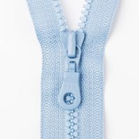 SCHÖNER LEBEN. YKK Reißverschluss Teilbar Vislon 55cm pastellblau