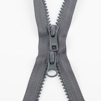 SCHÖNER LEBEN. YKK Reißverschluss Vislon 2-Wege-Teilbar 70cm grau
