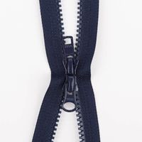 SCHÖNER LEBEN. YKK Reißverschluss Vislon 2-Wege-Teilbar 70cm marine