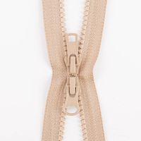 SCHÖNER LEBEN. YKK Reißverschluss Vislon 2-Wege-Teilbar 75cm beige