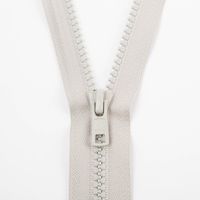 SCHÖNER LEBEN. YKK Reißverschluss Vislon teilbar 40cm hellgrau SCHÖNER LEBEN. YKK Reißverschluss Vislon teilbar 40cm hellgrau