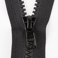 SCHÖNER LEBEN. YKK Reißverschluss Vislon teilbar 50cm schwarz SCHÖNER LEBEN. YKK Reißverschluss Vislon teilbar 50cm schwarz
