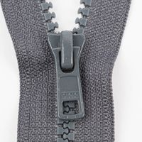 SCHÖNER LEBEN. YKK Reißverschluss Vislon teilbar 70cm schiefergrau SCHÖNER LEBEN. YKK Reißverschluss Vislon teilbar 70cm schiefergrau