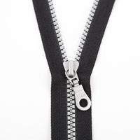 SCHÖNER LEBEN. YKK Reißverschluss Teilbar Vislon 45cm schwarz SCHÖNER LEBEN. YKK Reißverschluss Teilbar Vislon 45cm schwarz