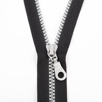 SCHÖNER LEBEN. YKK Reißverschluss Teilbar Vislon 50cm schwarz SCHÖNER LEBEN. YKK Reißverschluss Teilbar Vislon 50cm schwarz