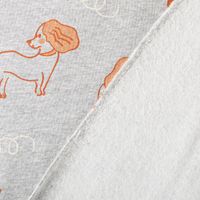 88754-Sweatstoff-Meterware-Melange-kuschelweich-Hunde-hellgrau-braun-1-4m-Breite-IMG-KW29-014.jpg Sweatstoff Meterware Melange kuschelweich Hunde hellgrau braun 1,4m Breite mit Rückseite