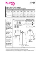 88799-Burda-Schnittmuster-5764-Damen-Weste-5764-back-envelope-EU.jpg Burda Schnittmuster 5764 Damen Weste