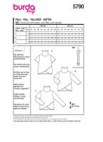 88823-Burda-Schnittmuster-5790-Damen-Pulli-5790-back-envelope-EU.jpg Burda Schnittmuster 5790 Damen Pulli