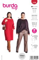 Burda Schnittmuster 5796 Damen Kleid & Shirt