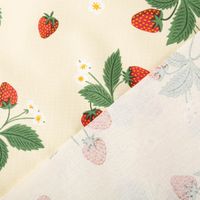 88842-Dekostoff-Halbpanama-Strawberry-Happy-Fruit-Erdbeeren-vanille-rot-1-4m-Breite-IMG-KW35-561.jpg Dekostoff Halbpanama Strawberry Happy Fruit Erdbeeren vanille rot 1,4m Breite Vorder- und Rückseite