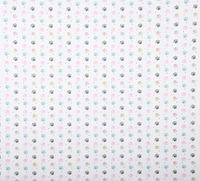 88850-Baumwollstoff-Pfotenabdruecke-weiss-rosa-tuerkis-beige-1-40m-Breite-Baumwollstoff-Pfoten-.jpg Baumwollstoff Pfotenabdrücke weiß rosa türkis beige 1,40m Breite in der Allover-Ansicht