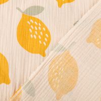 88865-Musselin-Stoff-LEMONS-Zitronen-gross-beige-gelb-1-35m-Breite-IMG-KW35-225.jpg Musselin Stoff LEMONS Zitronen groß beige gelb 1,35m Breite Vorder- und Rückseite