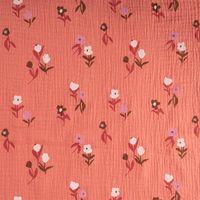 88869-Musselin-Stoff-Double-Gauze-Pixflo-Blumen-koralle-rot-weiss-1-30m-Breite-IMG-KW35-461.jpg Musselin Stoff Double Gauze Pixflo Blumen koralle rot weiß 1,30m Breite