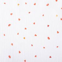 88876-Musselin-Stoff-Double-Gauze-Coreo-Mini-Herzen-weiss-rot-1-30m-Breite-IMG-KW35-508.jpg Musselin Stoff Double Gauze Coreo Mini Herzen weiß rot 1,30m Breite Nahaufnahme