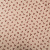 Jersey Stoff Baumwolljersey Ruzmi Bär Fuchs Gesichter camel braun 1,45m Breite