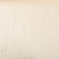 Teddy Fleece Baumwoll Krimmer Plüschstoff einfarbig ecru 1,6m Breite Nahaufnahme