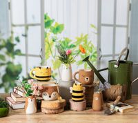 Szeneriefoto Animal Collection von Sass & Belle mit Tasse Deer Mug Rehkitz handbemalt von Sass & Belle