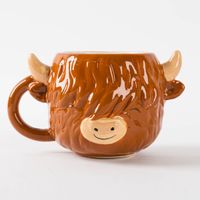 Tasse Highland Cow von Sass & Belle von Vorne