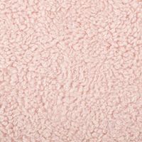 Teddy Fleece Baumwoll Krimmer Plüschstoff einfarbig hell rosa 1,6m Breite Nahaufnahme