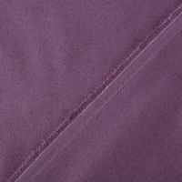 Flanell Stoff Baumwollflanell einfarbig dunkel violett 1,4m Breite Vorder- und Rückseite