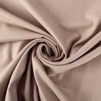 Flanell Stoff Baumwollflanell einfarbig taupe 1,4m Breite gedreht