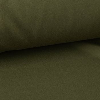 Polyester Stoff Meterware Stretch Universalstoff einfarbig dunkel grün 1,48m Breite Coupon