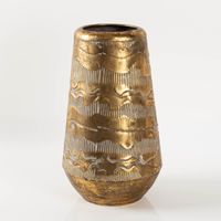 89044-Vase-aus-Metall-Reliefstruktur-Gold-von-Countryfield-18-5x18-5x32-5cm-IMG-KW37-054.jpg Vase aus Metall Reliefstruktur Gold von Countryfield 18,5x18,5x32,5cm