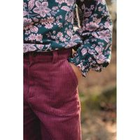 Detailansicht Cordhose aus Cord Stoff 4,5 vorgewaschen