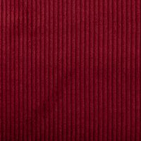 Cord Stoff aus Baumwolle Bekleidungsstoff Dekostoff 4,5W grob vorgewaschen einfarbig red wine weinrot 1,4m Breite Nahaufnahme