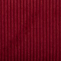 Cord Stoff aus Baumwolle Bekleidungsstoff Dekostoff 4,5W grob vorgewaschen einfarbig red wine weinrot 1,4m Breite Detailaufnahme