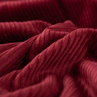 Cord Stoff aus Baumwolle Bekleidungsstoff Dekostoff 4,5W grob vorgewaschen einfarbig red wine weinrot 1,4m Breite gewellt