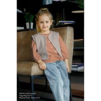 Kinderweste aus Cord Stoff Bubble