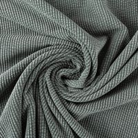Cord Stof Bubble Bekleidungsstoff Dekostoff einfarbig old green eukalyptusgrün 1,45m Breite gedreht