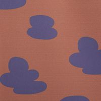 Outdoorstoff KULLU wasserdicht für Regenjacke Wolken braun lila 1,40m Breite Detailaufnahme