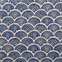 89102-Dekostoff-Halbpanama-Little-Wave-Scale-Wellen-natur-blau-1-4m-Breite-89102-005.jpg Dekostoff Halbpanama Little Wave Scale Wellen natur blau 1,4m Breite Nahaufnahme