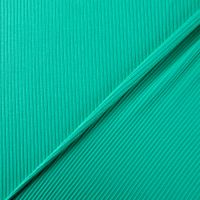 Interlock Jersey Mandy gerippt einfarbig smaragd grün 1,40m Breite Vorder- und Rückseite