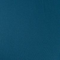 Interlock Jersey Mandy gerippt einfarbig petrol 1,40m Breite