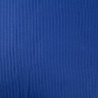 Interlock Jersey Mandy gerippt einfarbig royal blau 1,40m Breite