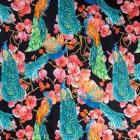 89139-Jersey-Stoff-Baumwolljersey-Digitaldruck-Pfau-Blueten-schwarz-bunt-1-45m-Breite-IMG-KW37-294.jpg Jersey Stoff Baumwolljersey Digitaldruck Pfau Blüten schwarz bunt 1,45m Breite